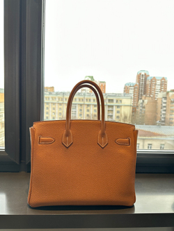 Сумка Hermes Birkin 30 Gold Togo