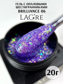 Гель для ногтей Brilliance опалы и шестигранники 06