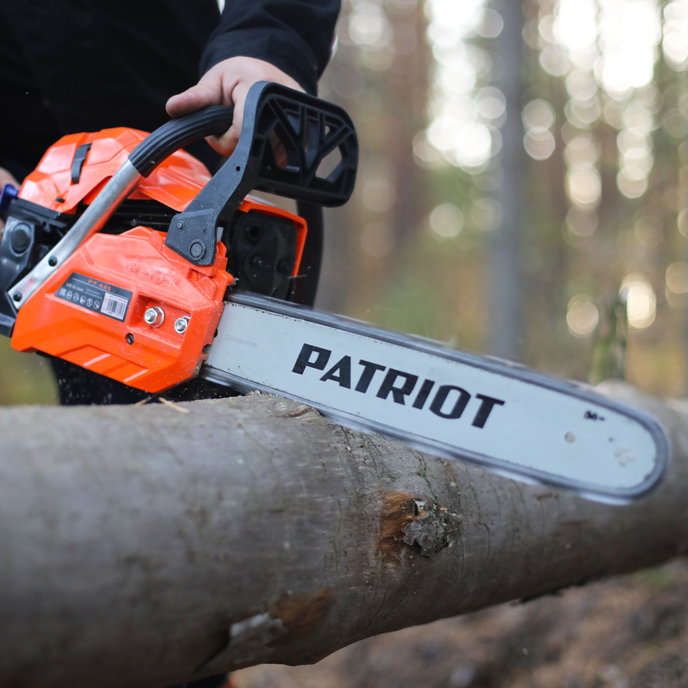 Пила цепная бензиновая PATRIOT PT 445, 2.9л.с., шина 16", Easy Start