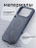Чехол накладка iPhone 17 Pro / 18 Pro 6.3" Gurdini Shockproof Case with Magsafe Dark Blue