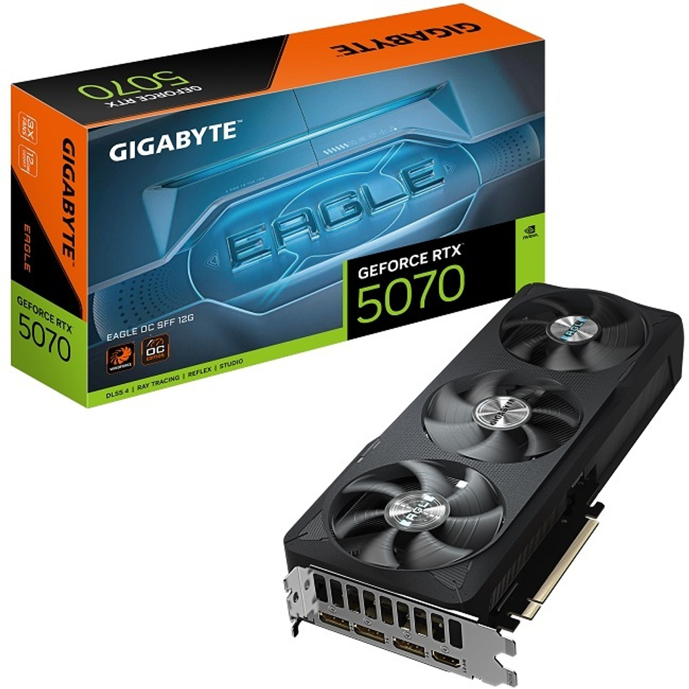 Видеокарта GIGABYTE GeForce RTX 5070 EAGLE OC SFF 12GB (GV-N5070EAGLE OC-12GD)
