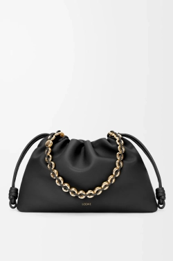 Loewe Большая сумка Flamenco из мягкой кожи ягненка наппа, черный