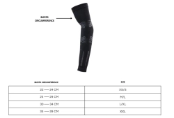 Компрессионный рукав Floky No Strain Evolution X Tapia Arm Sleeve 1P — gradient black/white