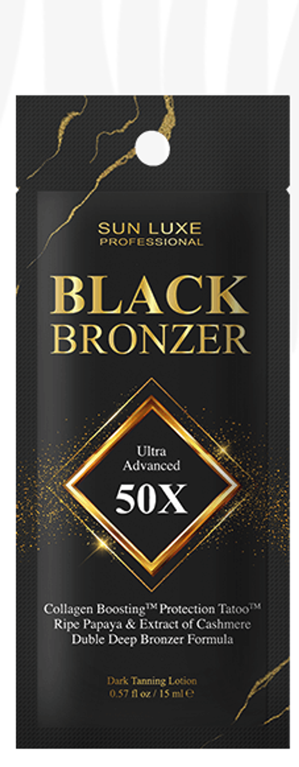 Крем для загара для солярия для подготовленной кожи Black Bronzer 15 мл