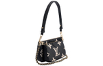 LOUIS VUITTON Multi Pochette Monogram Empreinte Bi color Black