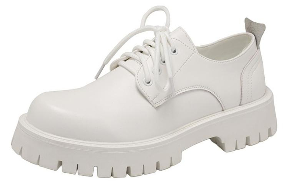 V ZERO FIVE Casual Leather Shoes Men"s Low top White/Black/Yellow
