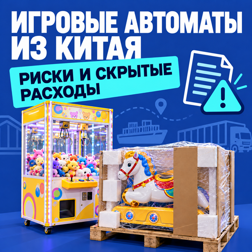 Как самостоятельно купить детские игровые автоматы в Китае дешево.