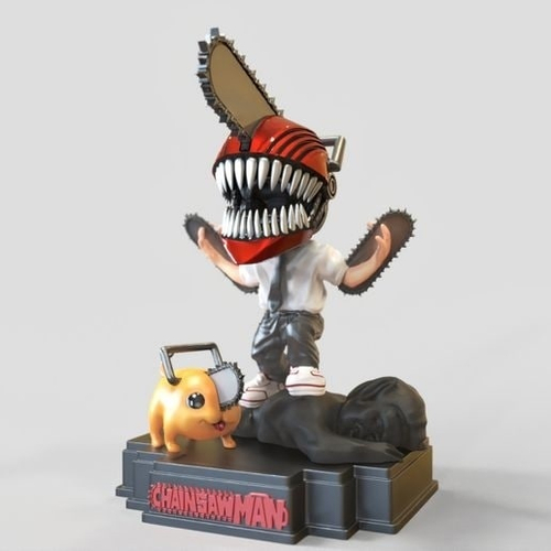 Denji Дэнджи Chibi Funko POP Человек бензопила Chainsaw Man Коллекционная Фигурка Аниме