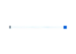 Шлейф 7 pin, 15 см, шаг 1 мм FFC, обратный Б