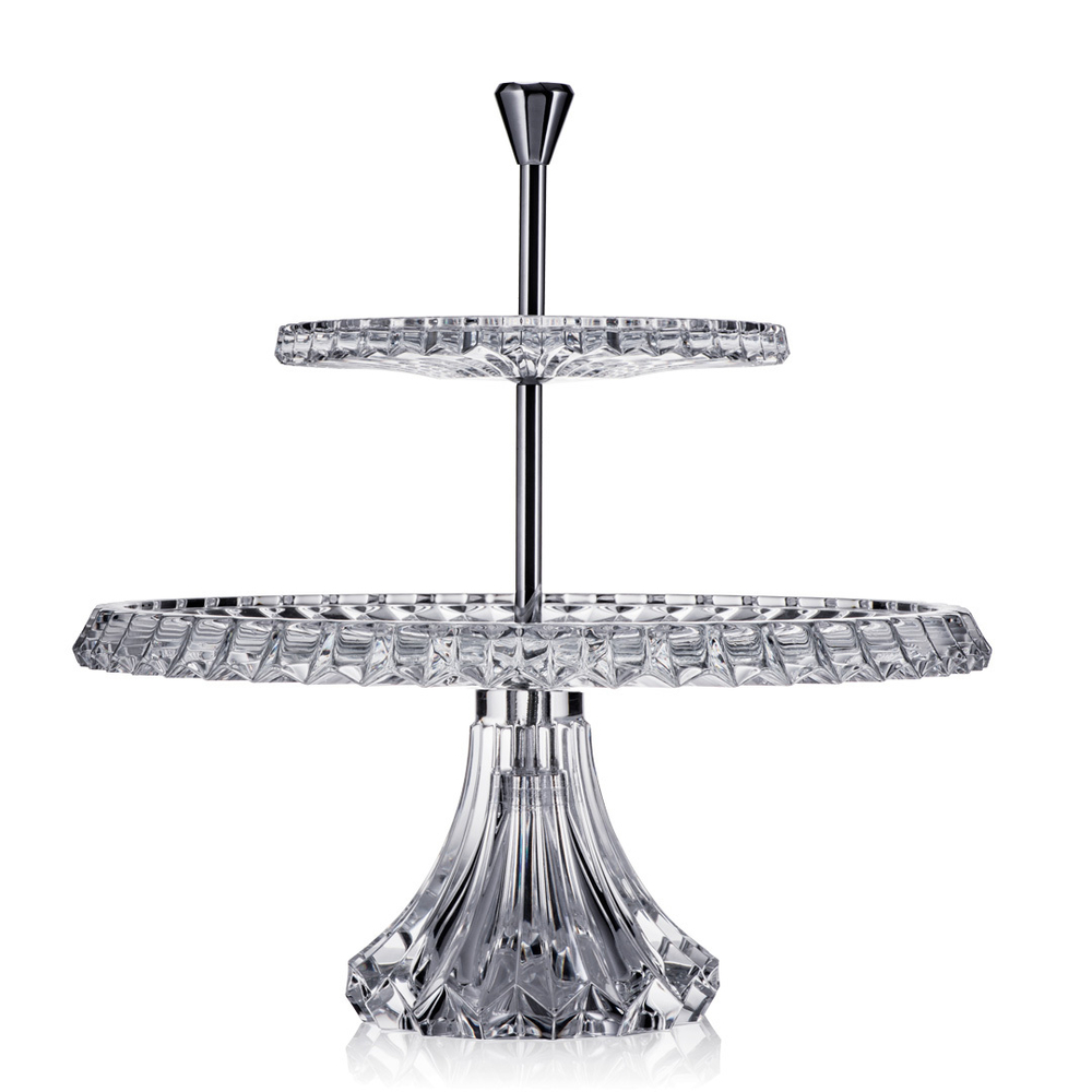 Этажерка двухъярусная Rogaska Crown Jewel, 32 см