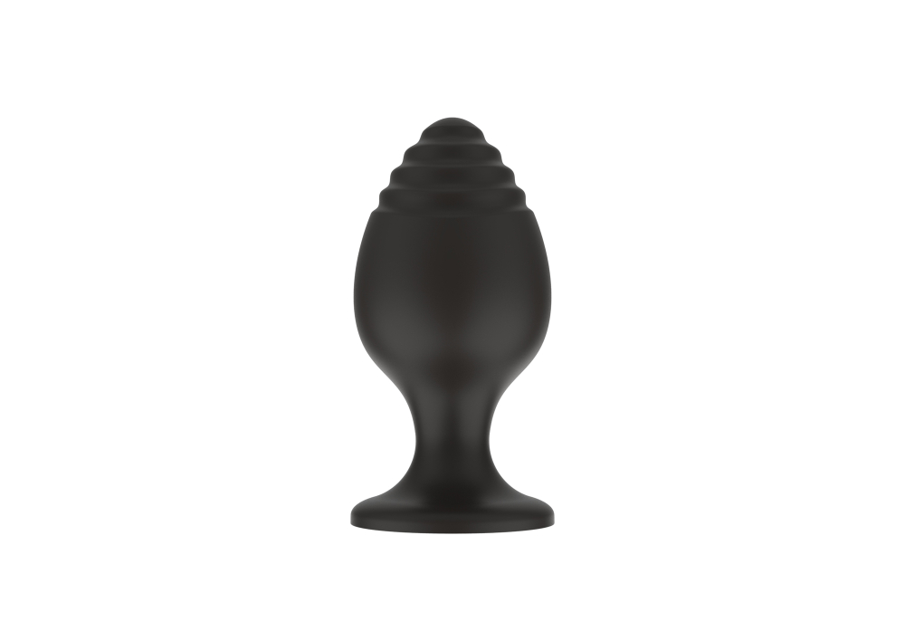 Силиконовая анальная пробка черная S (5.8*2.8cm) 3303-01