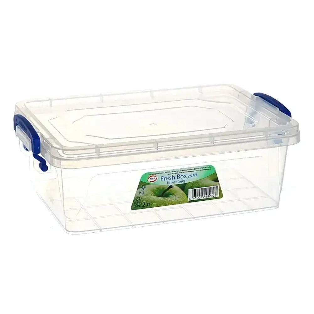Контейнер пластиковый «Fresh Box» 2 л slim