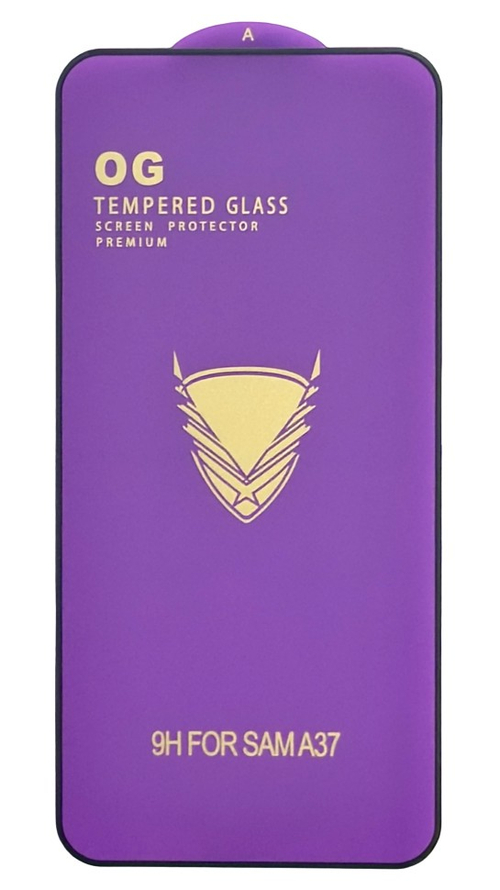 Защитное стекло для Samsung Galaxy A37 OG Purple черное