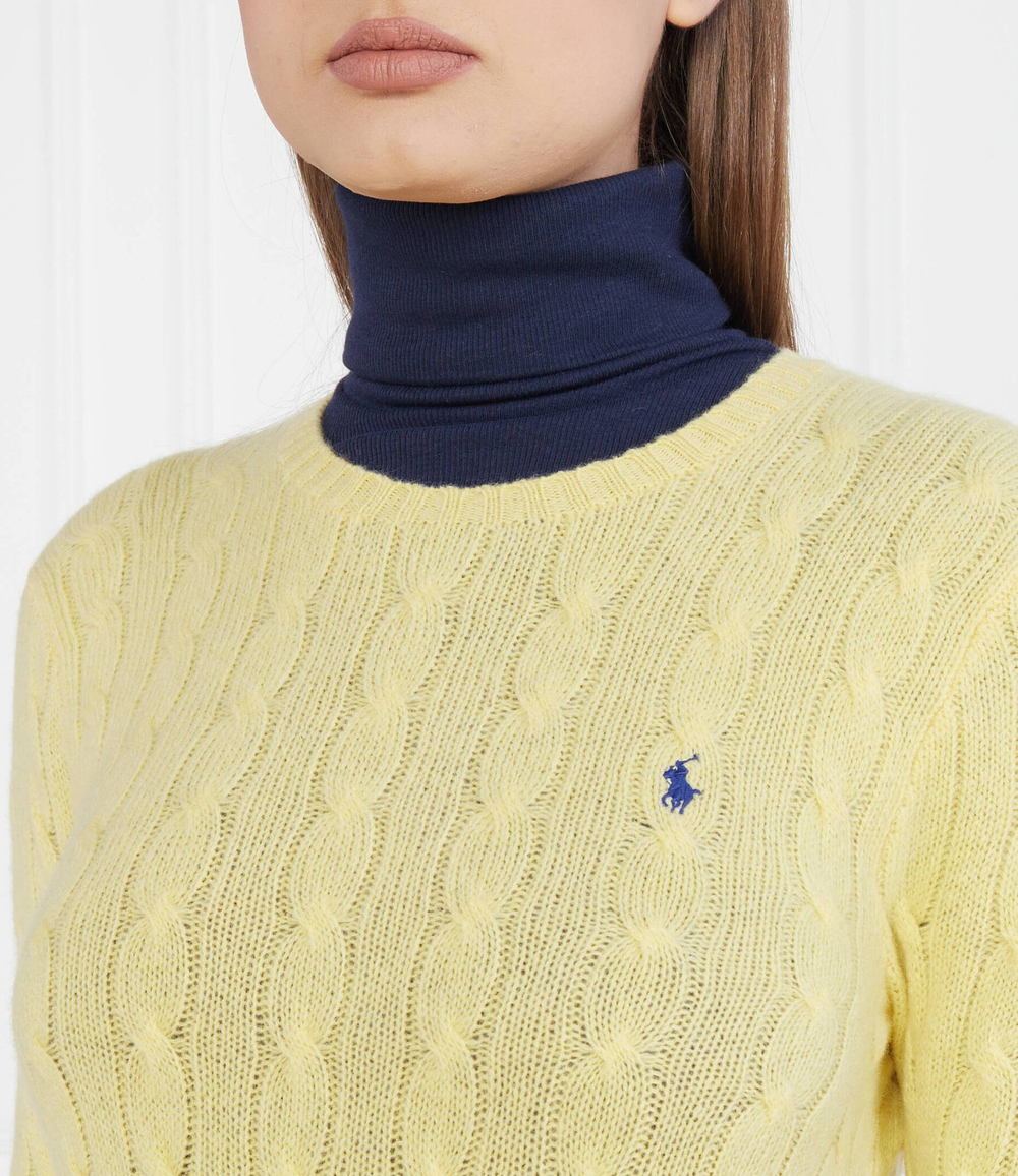 Шерстяной свитер JULIANNA POLO RALPH LAUREN - желтый(211910421)