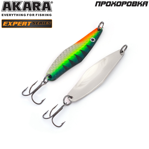 Блесна колебалка Akara Expert Прохоровка 80 мм 25 гр. 18/SIL