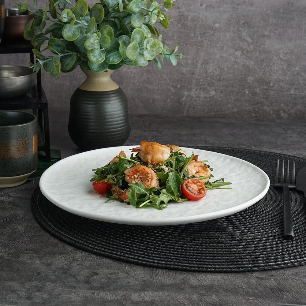 Тарелка d 24,7 см h2,2 см White Matt Panasia P.L. Proff Cuisine [4]