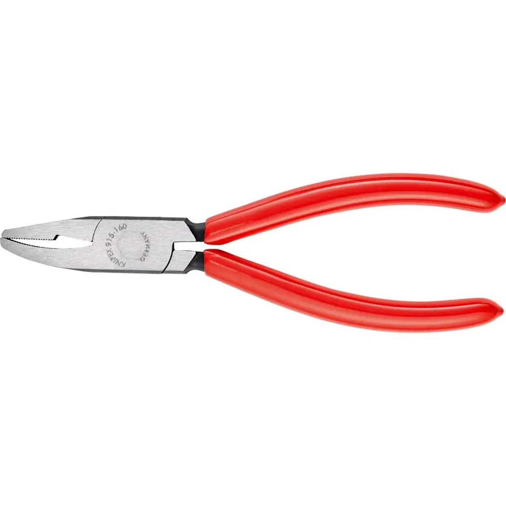 Плоскогубцы для отламывания стеклянных полосок черненые 160 мм Knipex 91 51 160