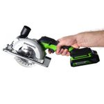 Циркулярная мини пила аккумуляторная Greenworks G24MCS Арт. 1501207, 24V, бесщеточная, без АКБ и ЗУ