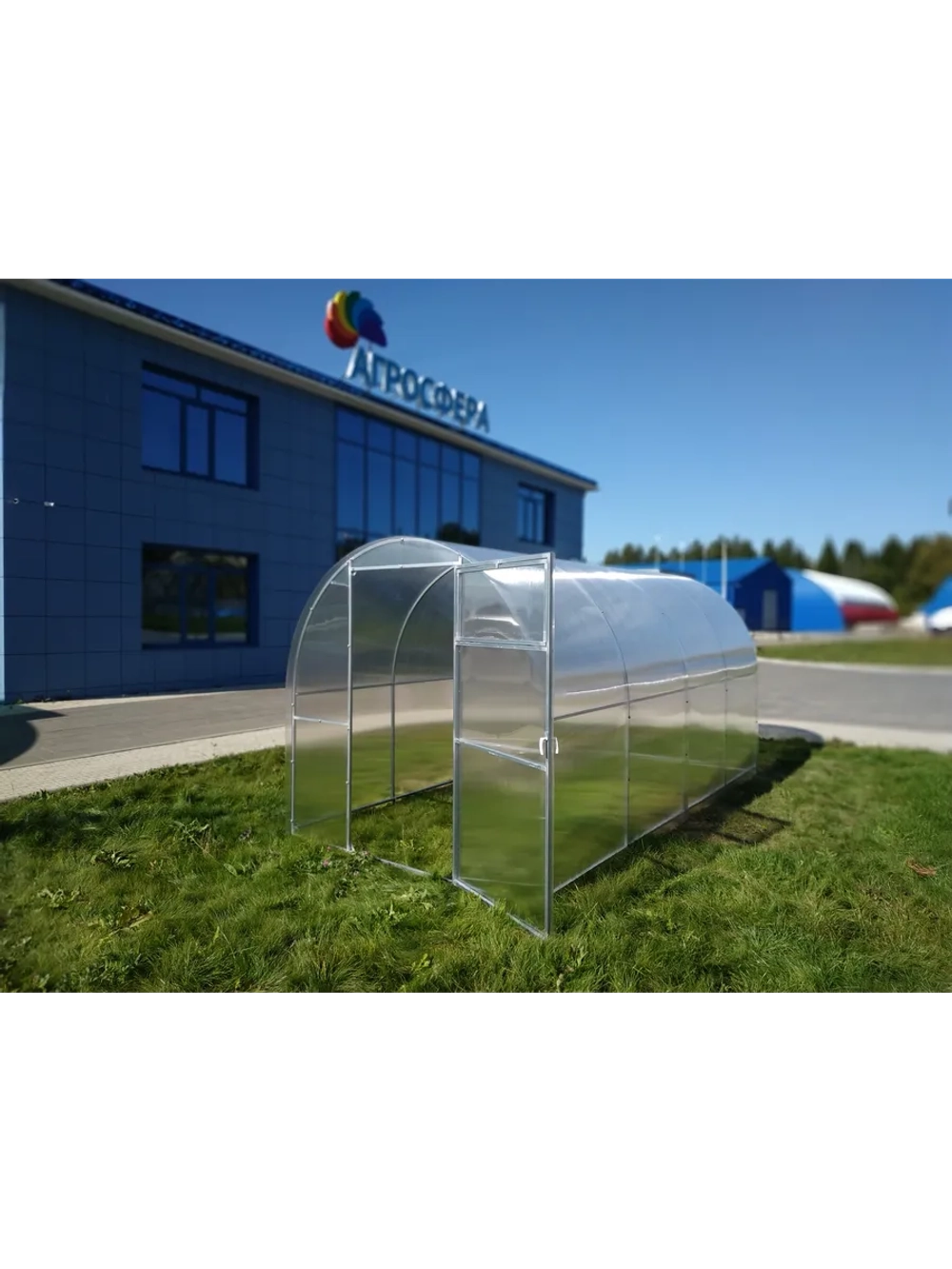 Теплица Агросфера-Компакт 2,04х6м из трубы 20х20 мм, шаг 1 м