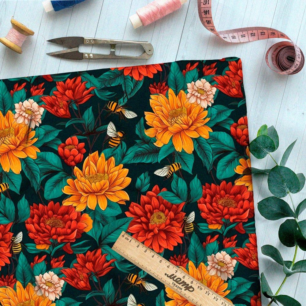 Ткань премиум шифон завораживающие оттенки