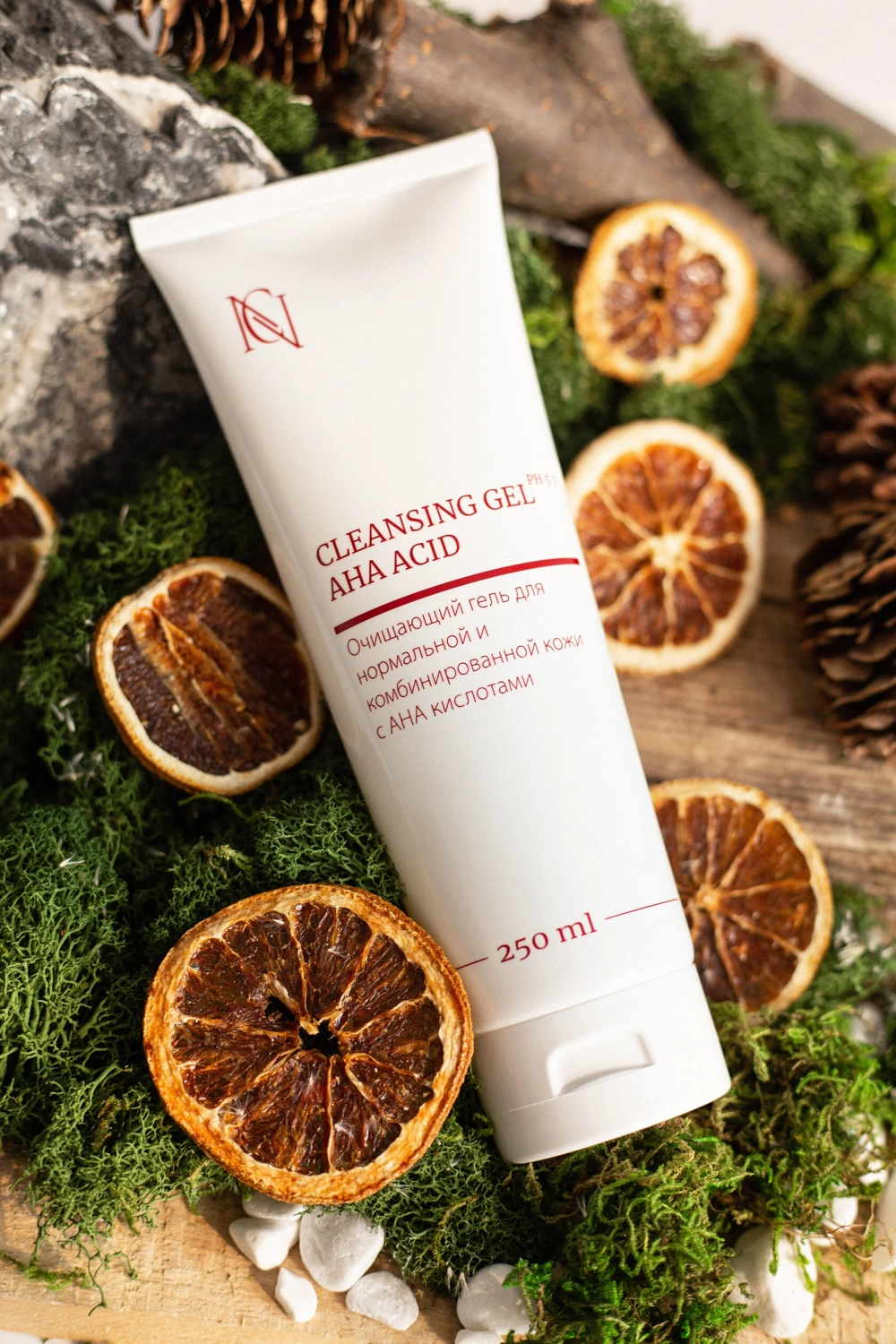 NC Cleaning gel AHA acid Очищающий гель для нормальной и комбинированной кожи с AHA-кислотами 250ml