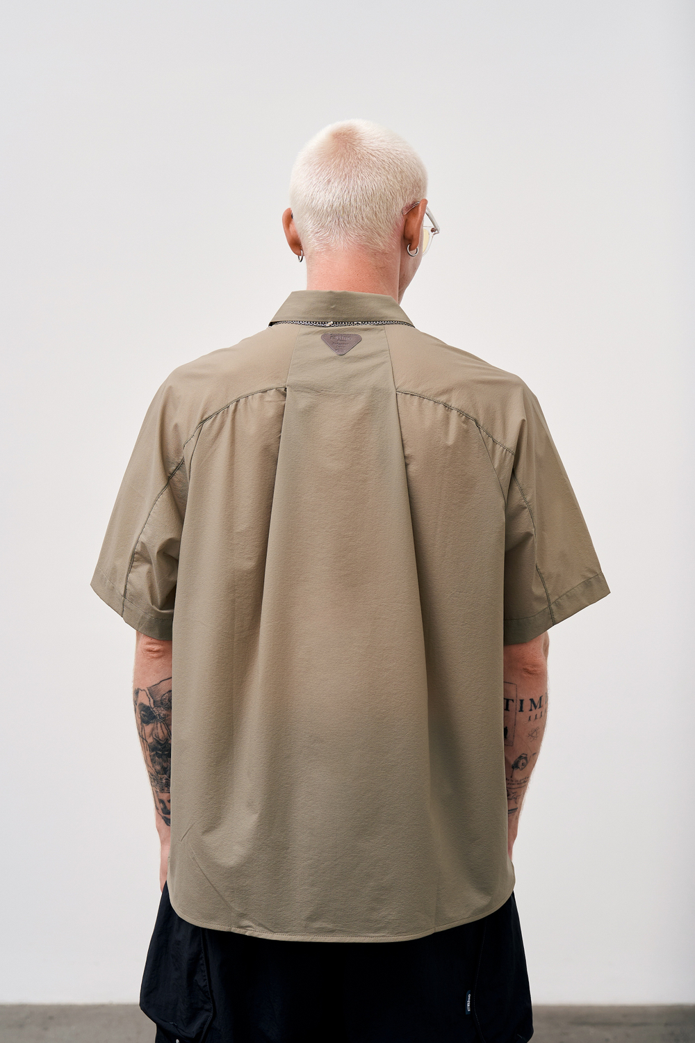 Рубашка Blue Monte Lightweight and Breathable Short-Sleeved Shirt "Usnea Green"