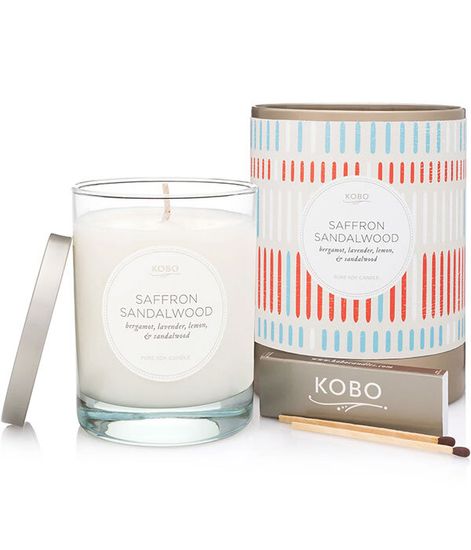 Saffron Sandalwood, свеча Natural Math, Kobo Candles