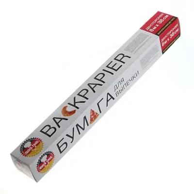 Бумага для выпечки 8м*38см, двусторонняя,в коробке QUICK COOK