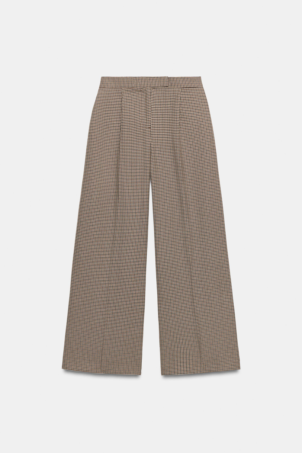 ШИРОКИЕ БРЮКИ С ЗАЩИПАМИ — ZARA