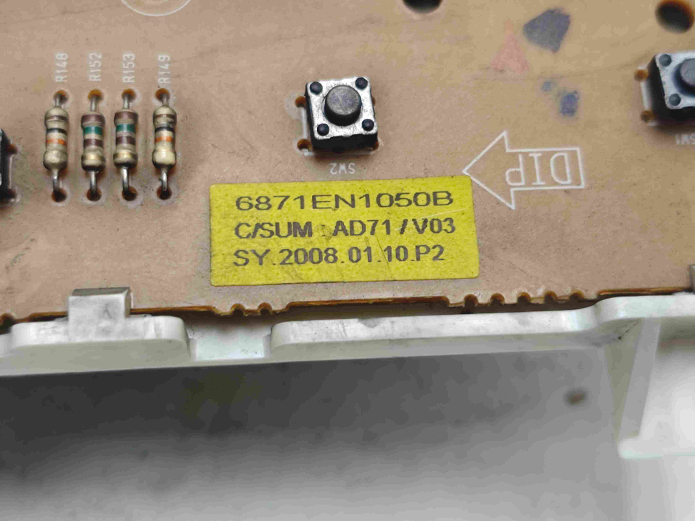 WD-10192S кт229 Электронный модуль для стиральной машины LG 6871EN1050B б/у