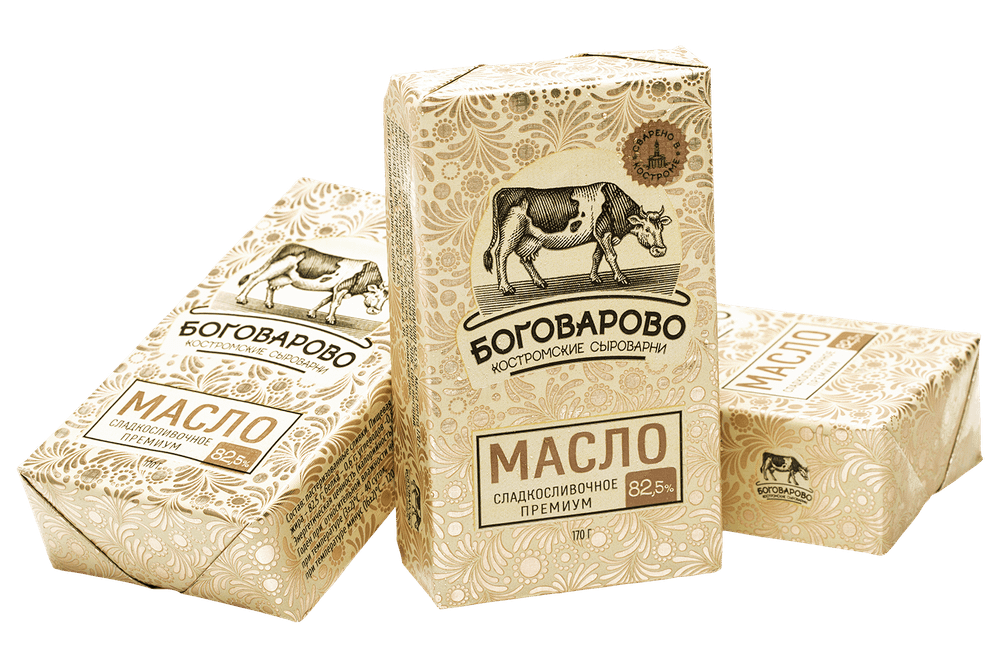 Масло сливочное Премиум 82,5% (170г)