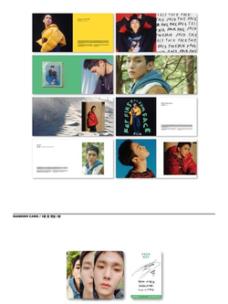 Альбом Shinee Key - Face 1st Solo Album Random Version