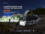 Налобный фонарь Fenix HP35R (красный свет на батарейном отсеке)