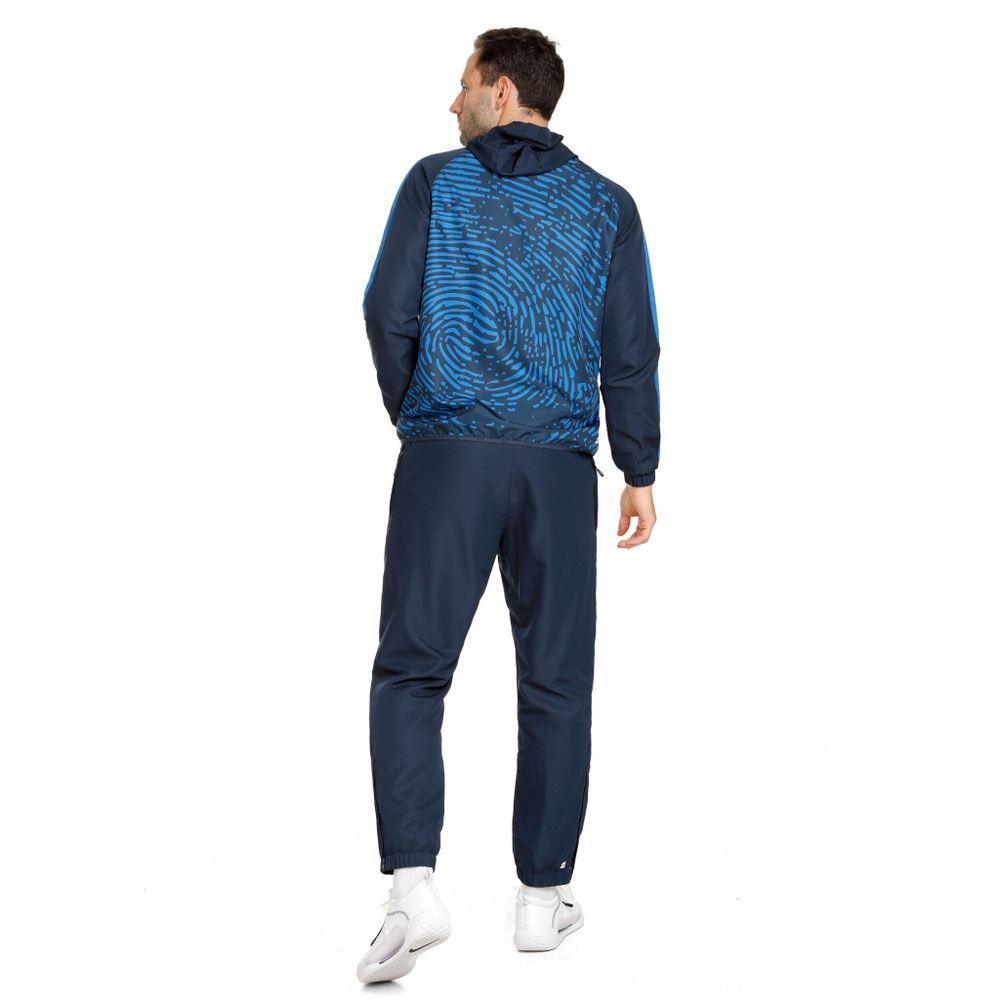 Мужские теннисные Костюмы BIDI BADU Fingerprint Tracksuit Men - Dark Blue, Blue