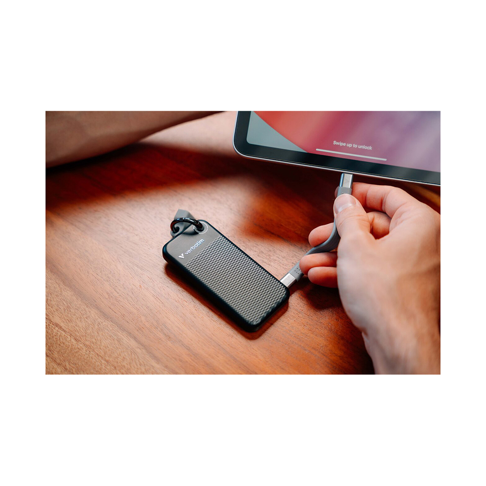Внешний SSD диск Verbatim Pocket SSD 32190 1TB Чёрный