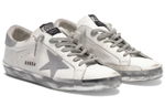 Golden Goose Super Star Low top Stylish Skateboarding Shoes Men"s Silver Tail