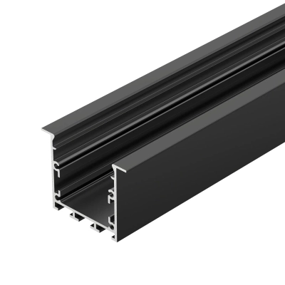 Профиль LINIA49-F-M-3000 BLACK (Arlight, Алюминий)
