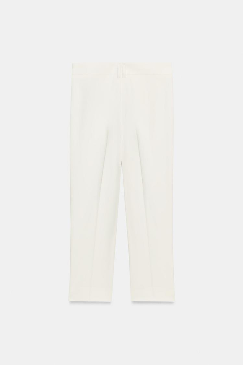 ZARA БРЮКИ КАПРИ, ЭКРЮ