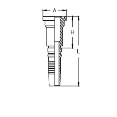 Фитинг DN 25 SFL 1 44.5 Interlock
