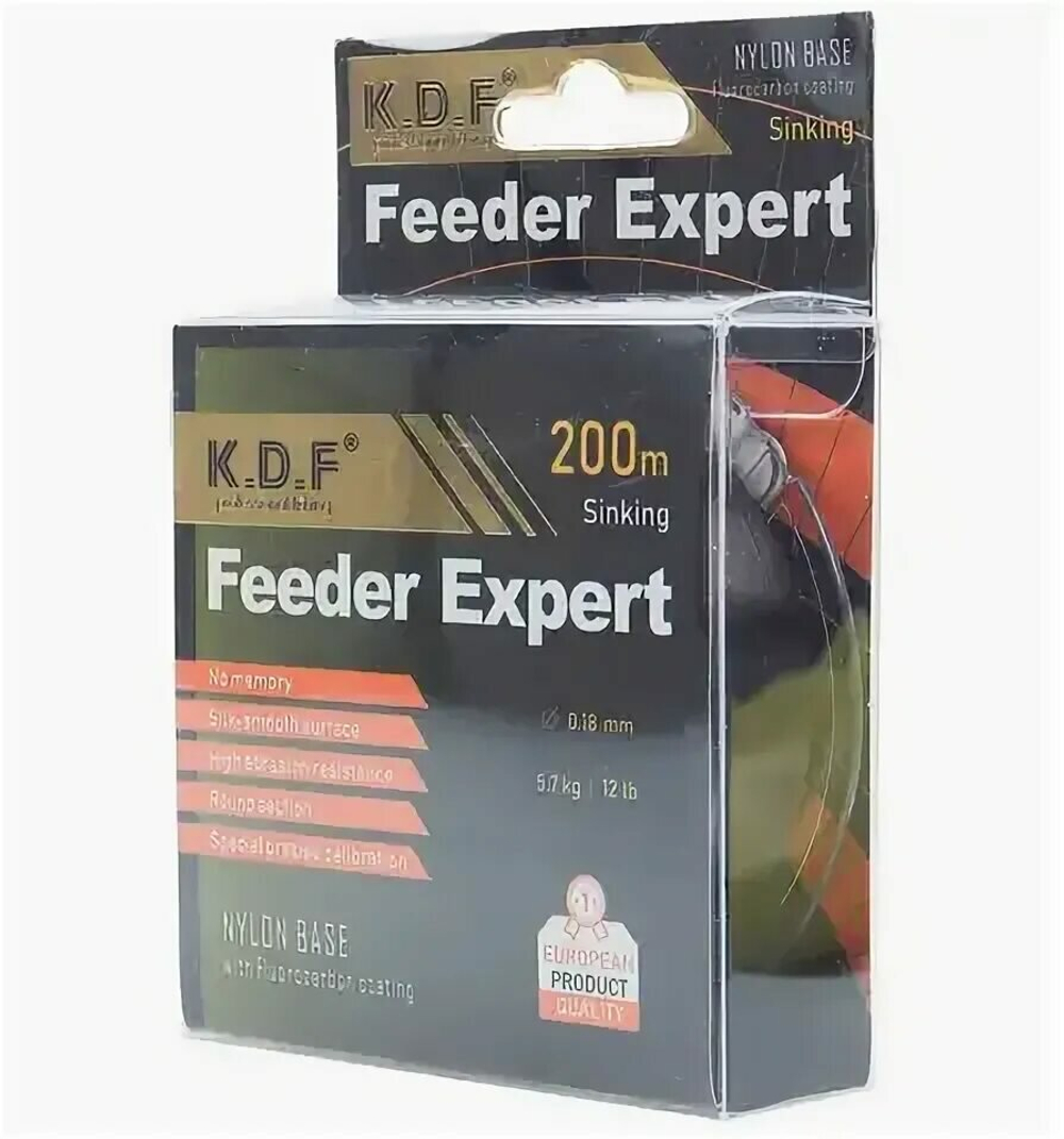 Feeder Expert леска монофильная с покрытием флюрокарбона 0.25мм 17lb