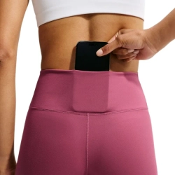 Женские леггинсы Nike Graphic 7/8 High Waist - pink smoke/white