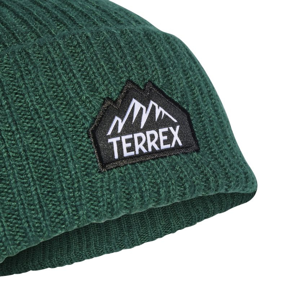Зимняя шапка Adidas Mountain Beanie - court green