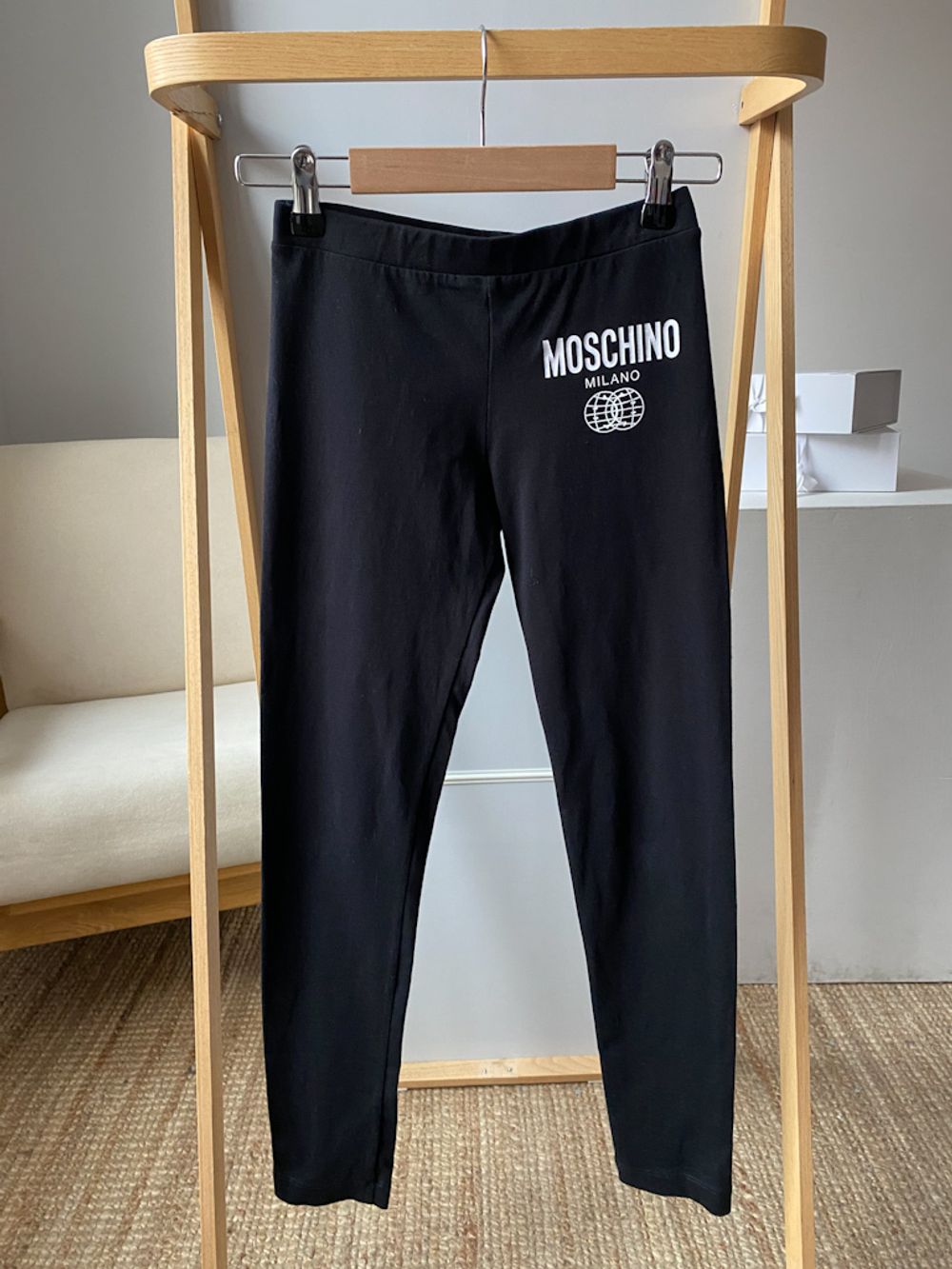 Хлопковые леггинсы Moschino, 140