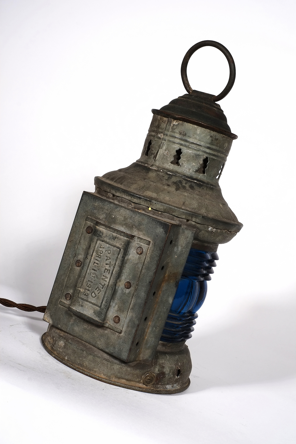 Настольная лампа из морского фонаря Janus II