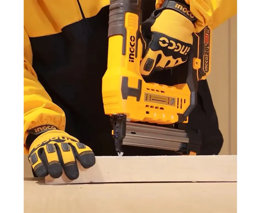 Аккумуляторный гвоздезабиватель нейлер INGCO CBNLI3505 INDUSTRIAL 20 В