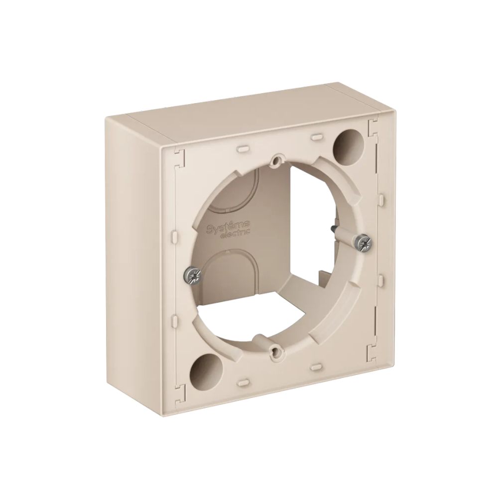 ATLASDESIGN КОРОБКА для наружного монтажа, БЕЖЕВЫЙ