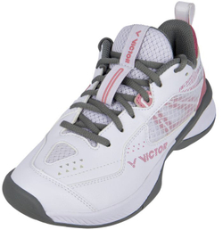 Женские кроссовки для бадминтона/сквоша Victor A610IVF - white/grey