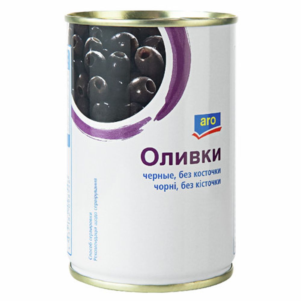 Оливки Черные (ARO) без Косточки 300г