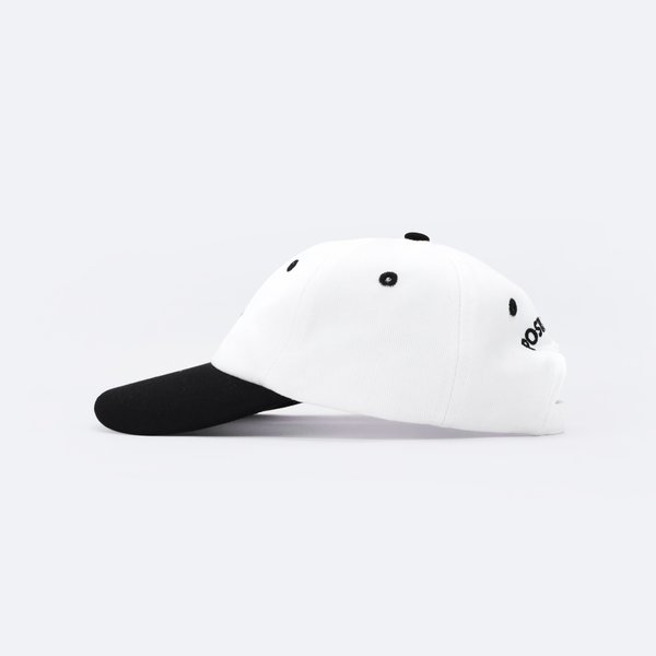 Кепка Postaments Dad's Cap (white black) артикул: - купить в магазине Дайс