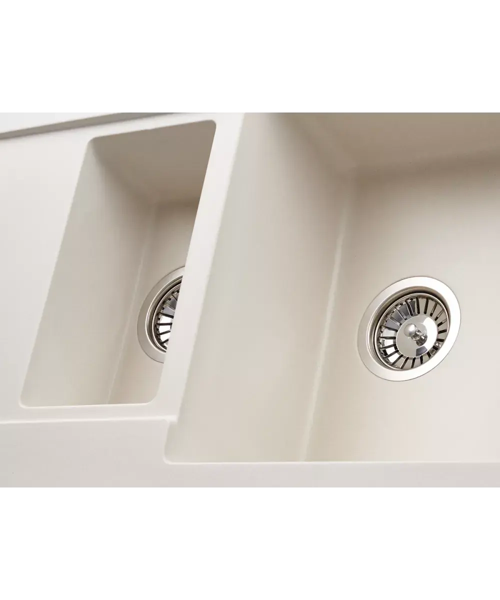 Кухонная мойка Kuppersberg MODENA 1,5B2D WHITE ALABASTER фото 3
